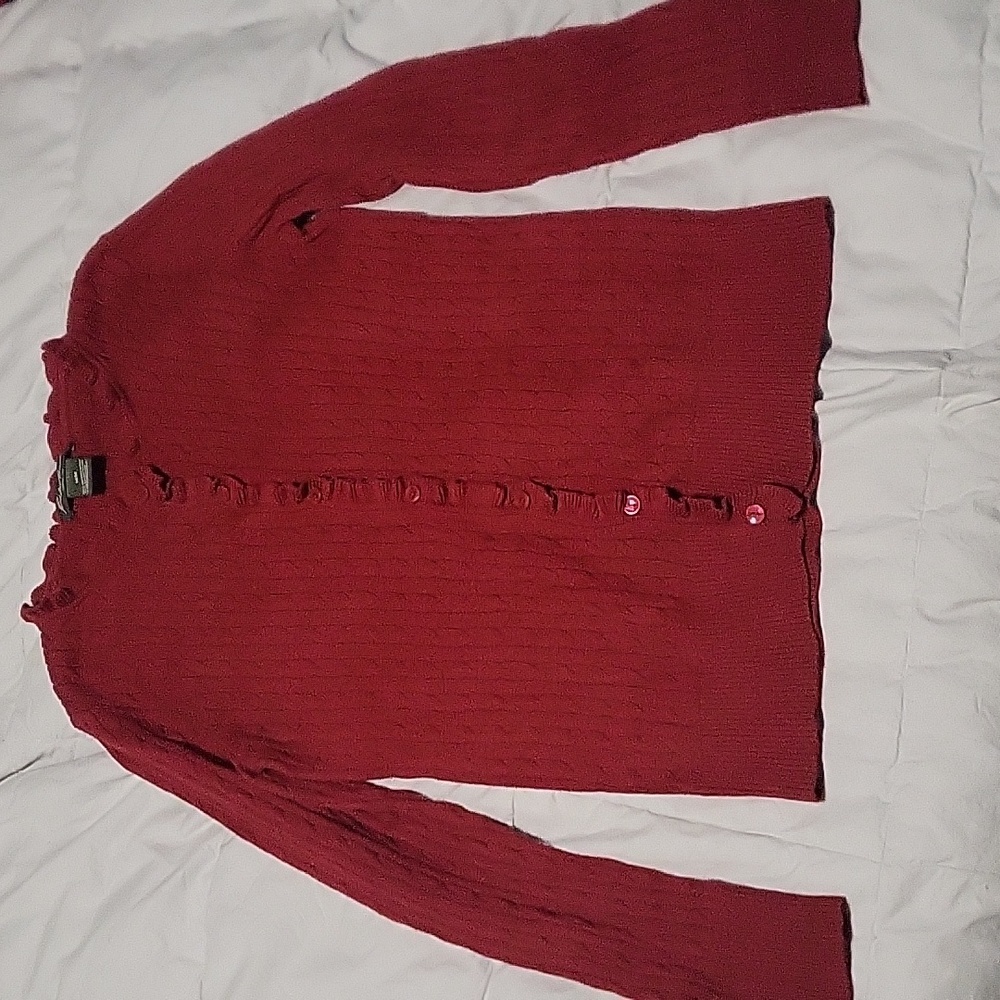 Eddie Bauer cable knit cardigan